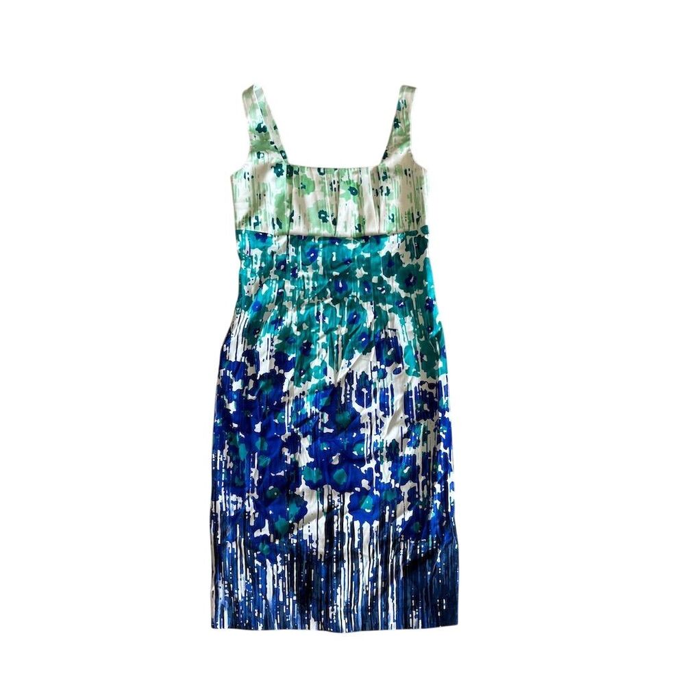 Calvin Klein Women's Floral Sheath Dress Size 2 Knee Length Formal